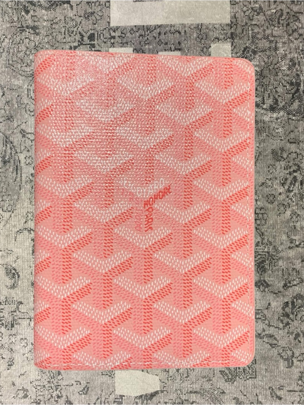 Goyard Pink Passport Holder